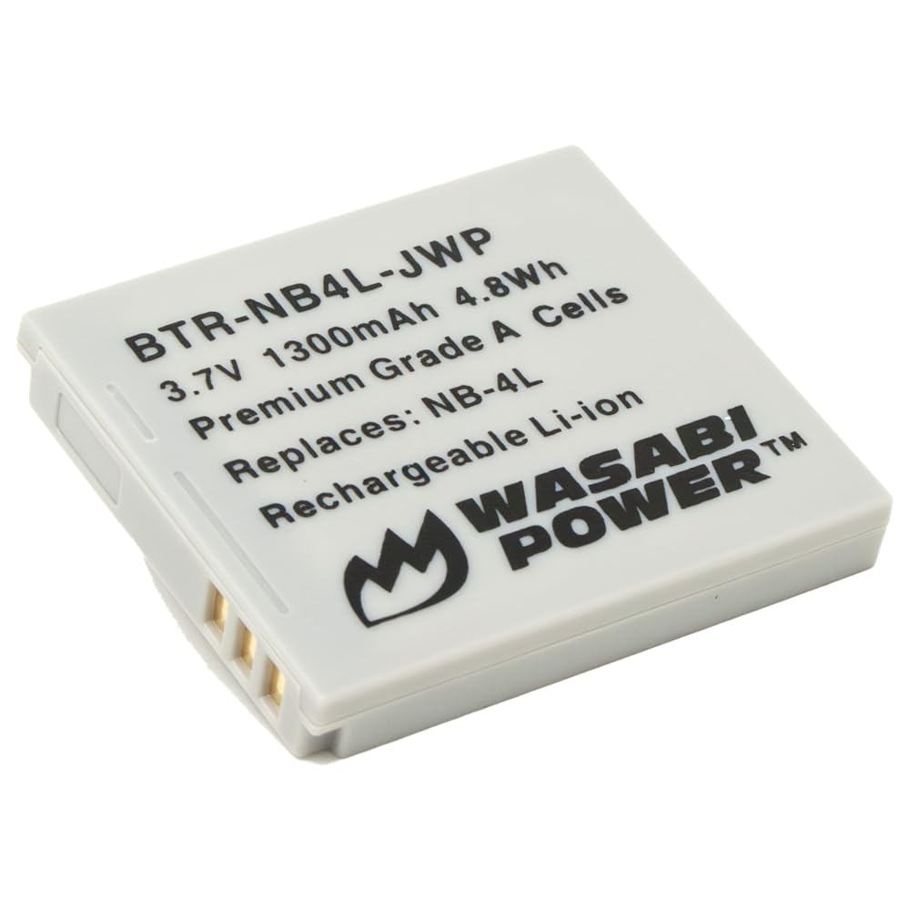 Amazon.com : Wasabi Power Battery for Canon NB-4L and Canon
